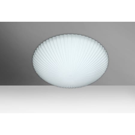 Besa Lighting Katie 12 Ceiling, Opal Matte, 1x17W LED 945007C-LED